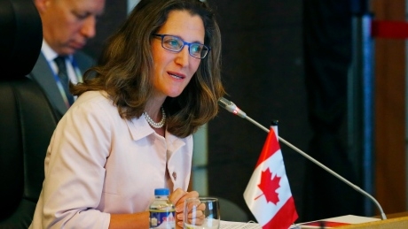 Canada had 2 meetings with North Korean officials this week, Freeland says