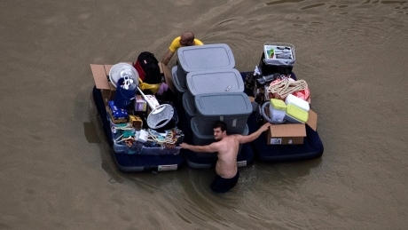 Fire ‘imminent’ at chemical plant outside Houston damaged by floodwaters