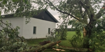 ‘Things started to fly’: Roofs lifted and homes damaged after tornado hits Beauce region