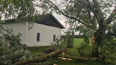 ‘Things started to fly’: Roofs lifted and homes damaged after tornado hits Beauce region