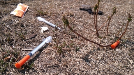 ‘It’s terrifying’: Olympic Village residents scared by discarded needles