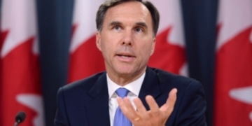 Finance Minister Bill Morneau takes questions from the media LIVE