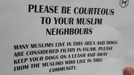 ‘Bigoted’ signs in Pitt Meadows park used city’s logo without permission