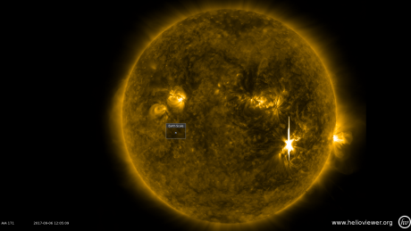 Sun unleashes most powerful solar flare since 2006