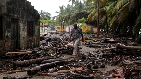 Hurricane Irma batters the Caribbean