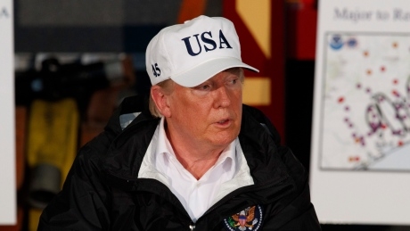 Trump asks Congress for $7.85B in Harvey relief funds