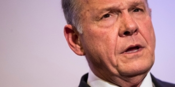 ‘He totally denies it’: Trump breaks silence on Roy Moore allegations