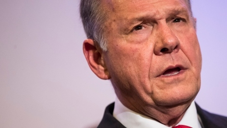 ‘He totally denies it’: Trump breaks silence on Roy Moore allegations