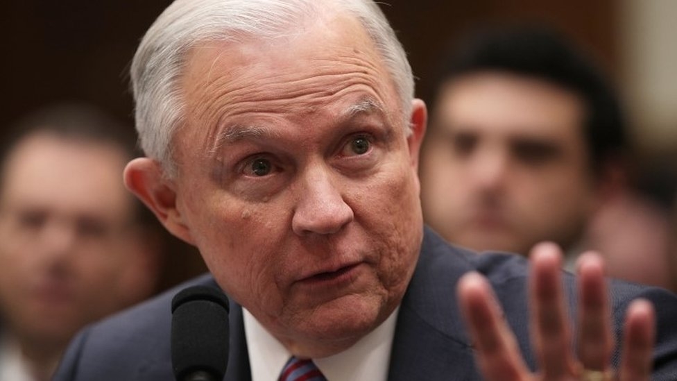 US gun control: Jeff Sessions announces review into background checks