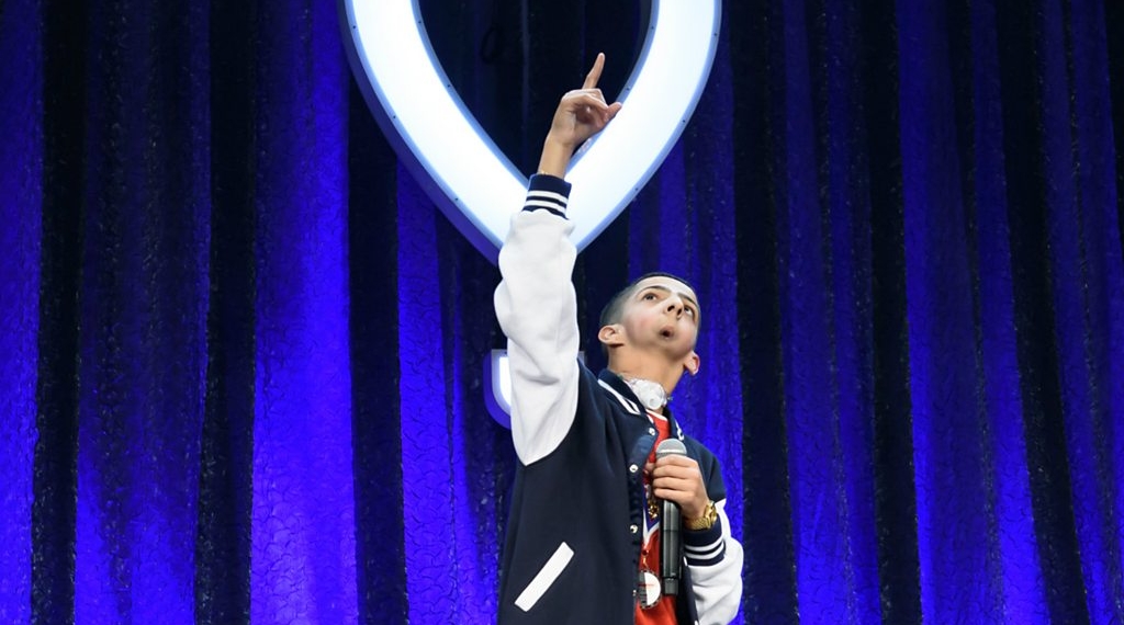 The rapper who can't speak