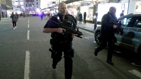 U.K. police respond to incident at London’s Oxford Circus station