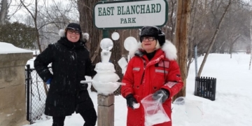 Winter enthusiast uses everyday objects to make exquisite ice sculptures