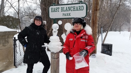 Winter enthusiast uses everyday objects to make exquisite ice sculptures
