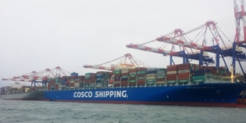 The biggest container ship ever to dock in Canada was in Prince Rupert, B.C., last week