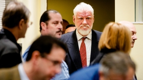 Early tests show Croatian war criminal downed ‘chemical substance’ in a stunning turn in court before dying