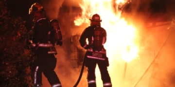 ‘Residents were awoken by a loud bang,’ as fire destroys Surrey home