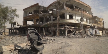 Death still threatens in ISIS’s former capital