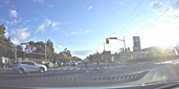 Police release shocking video showing driver ramming into woman in hit and run