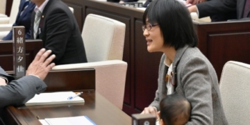 Politician’s baby banned from municipal assembly in Japan