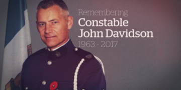 Const. John Davidson’s celebration of life takes place in Abbotsford, B.C., today
