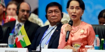 Amid Rohingya exodus, Suu Kyi blames world conflicts partly on illegal immigration