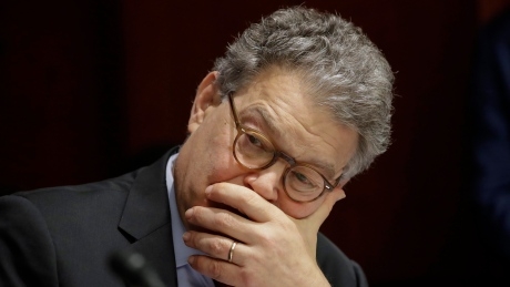 Al Franken ’embarrassed and ashamed’ of groping claims