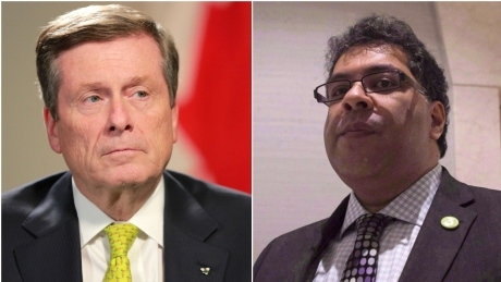 John Tory, Naheed Nenshi trash talk on Twitter ahead of Grey Cup