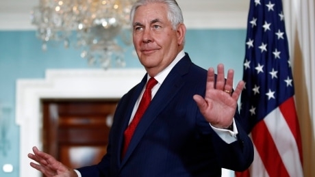 ‘It’s laughable’: Rex Tillerson dismisses reports he’ll be dumped