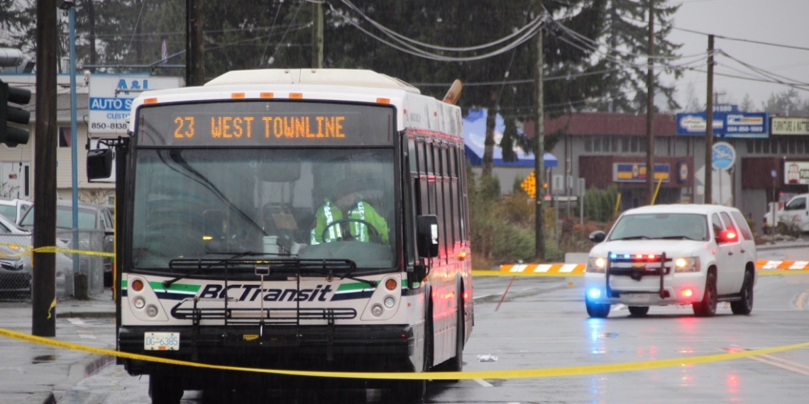 9-year-old girl struck, killed by bus at crosswalk in Abbotsford, B.C.