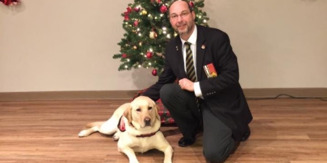 Compassion with a wet nose: 'Sarge' helps veteran heal from trauma