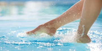 The nude pool party causing outrage in Canada