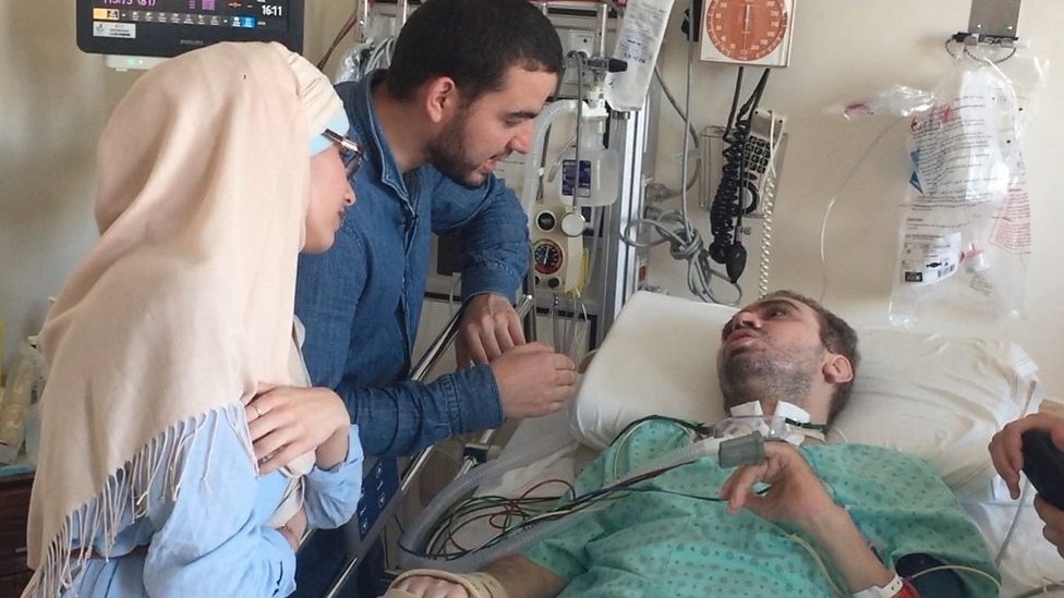 Mosque shooting hero braves paralysis