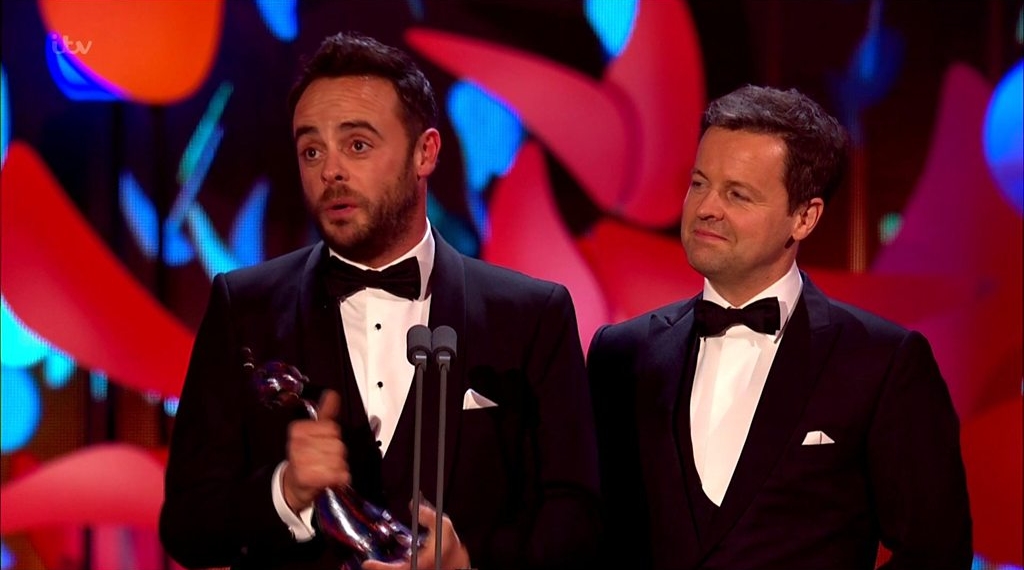 Ant McPartlin at NTAs: 'It's been a tough 12 months'