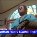 Grandma fights thief trying to steal her car