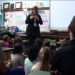 Creative teacher engages students with visual learning