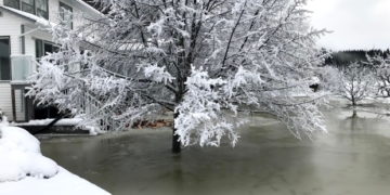 Flooding in Prince George after rise in temperature thaws Nechako River