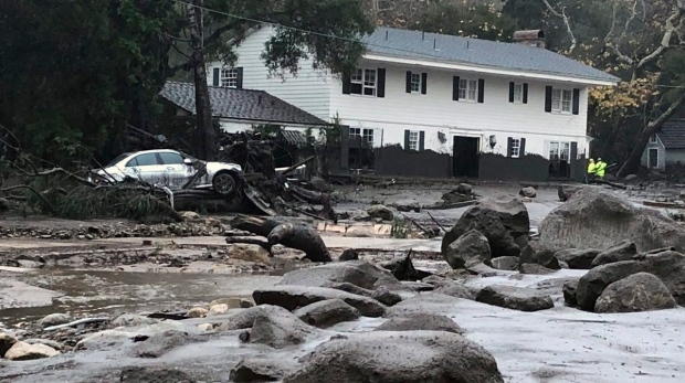 Death toll in California mudslides expected to rise, at least 13 dead