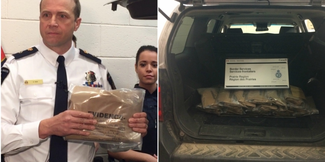 Drug smugglers used 'sophisticated' hiding hole for suspected cocaine in record border bust