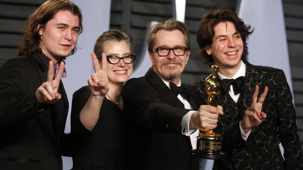Gary Oldman's son defends father over abuse allegation