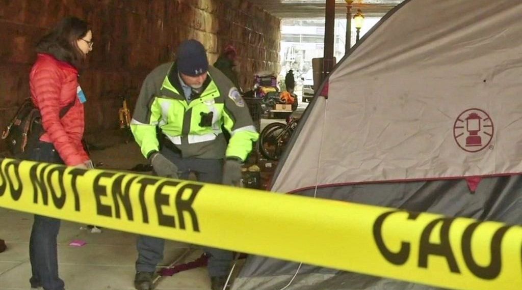 Homeless swept up in America's capital clean-up