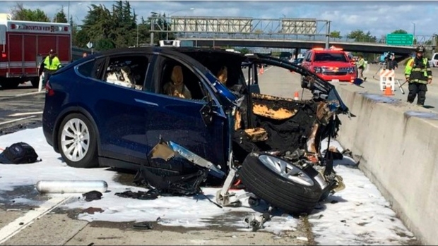 Tesla says vehicle in deadly California crash was on autopilot