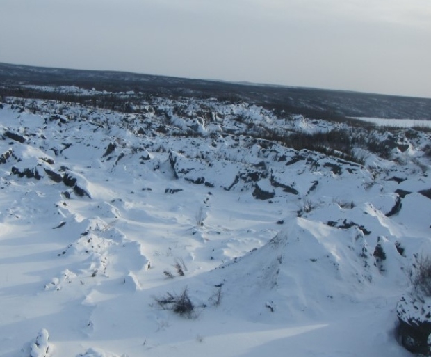 N.W.T. resident spots 'awe-inspiring' landslide that created a new lake