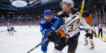 Canucks play spoiler against Ducks as Brandon Sutter scores pair