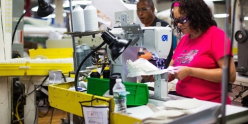 US job growth surges in February