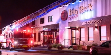 Mount Pleasant brewery suffers fire damage on roof