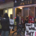 Vegan protesters return to restaurant where owner cut, ate deer meat in front of them