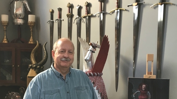 Calgarian lives childhood dream, outfitting knights with shining armour