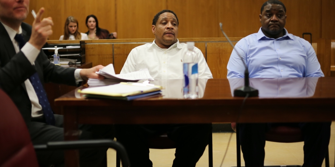 Convicted murderer trying to clear his name breaks down on the witness stand in NYC court