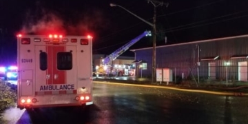 Maple Ridge shed fire sends one person to hospital