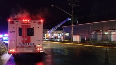 Maple Ridge shed fire sends one person to hospital